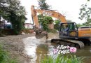 La maquinaria ya está nuevamente en acción sobre el río Ariari