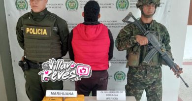 Capturan a hombre con más de un kilo de marihuana y base de coca en Mesetas