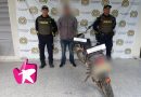Capturan a presunto ladrón y recuperan motocicleta hurtada en operativo policial en Guamal, Meta