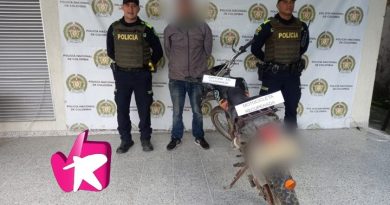 Capturan a presunto ladrón y recuperan motocicleta hurtada en operativo policial en Guamal, Meta