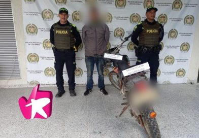 Capturan a presunto ladrón y recuperan motocicleta hurtada en operativo policial en Guamal, Meta