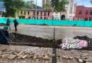 Avanza la construcción en la Plaza Los Libertadores