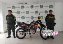 Recuperación de motocicleta hurtada en operativo de control policial
