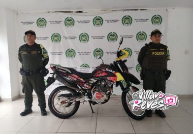 Recuperación de motocicleta hurtada en operativo de control policial