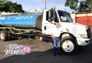 Dependencias de las Alcaldía apoyan el suministro de agua en carrotanques