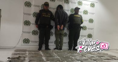 Capturan a presunto microtraficante con 19 kilos de marihuana en Villavicencio