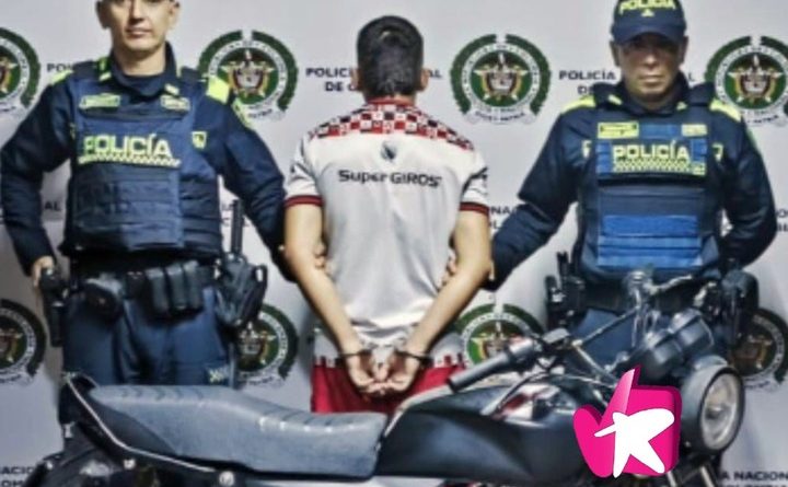 Lo capturaron en Porfía por movilizarse en una moto robada