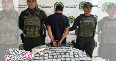 En el barrio Guatiquía un hombre fue capturado con 600 dosis de marihuana.