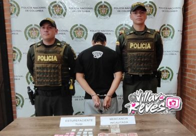 Policía Nacional captura a joven con estupefacientes en el Meta