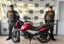 Recuperaron  una moto hurtada en San Martín