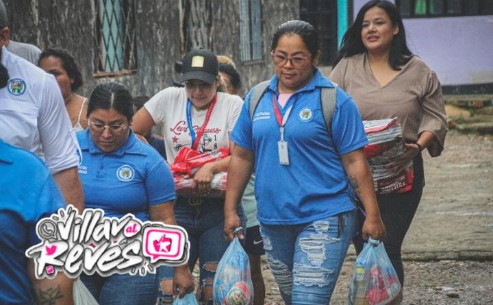 Emergencia en el Barrio Porfía por desbordamiento del río Ocoa