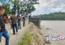 Creciente del río Duda deja puente fuera de servicio