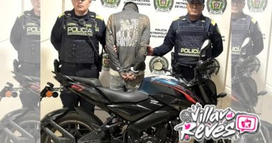 Se robó una moto en Restrepo y lo atraparon en la vereda La Poyata de Villavicencio
