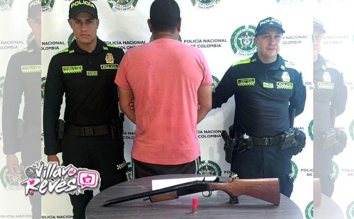 Con escopeta en mano fue capturado en el barrio Brisas del Guatiquía de Villavicencio
