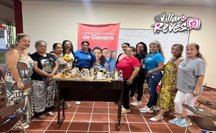 Aprendieron técnicas manuales para construir pesebres navideños