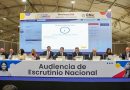 El Consejo Nacional Electoral declara los resultados de la primera vuelta con cero reclamaciones