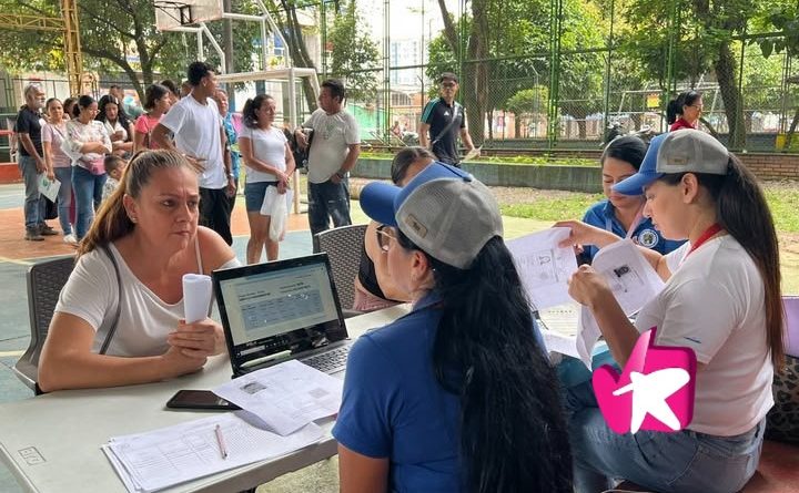 Sisbén en el barrio Santa Librada de Villavicencio este sábado 6 de junio